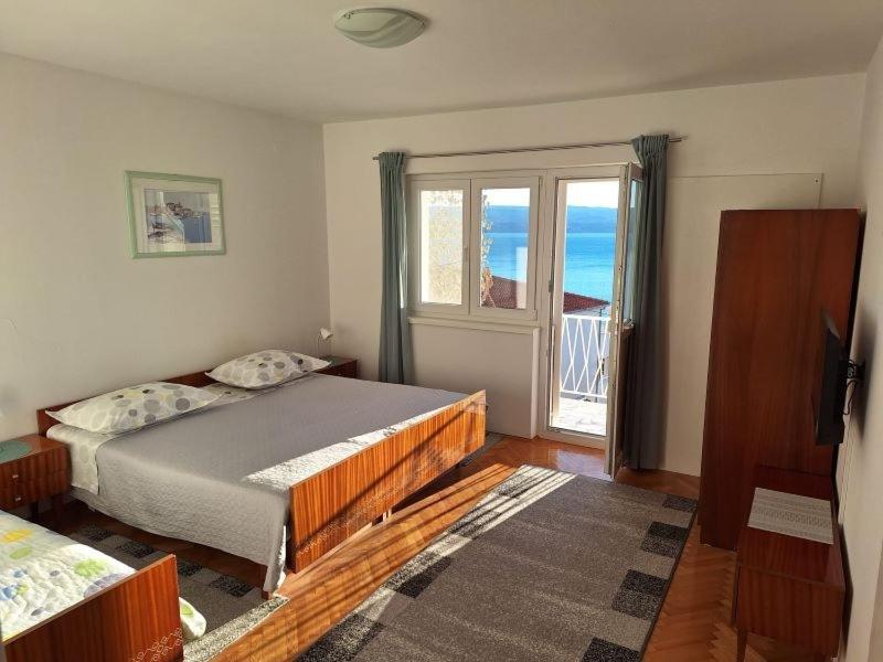 Apartment In Omis With Sea View, Balcony, Air Conditioning, Wi-Fi Esterno foto
