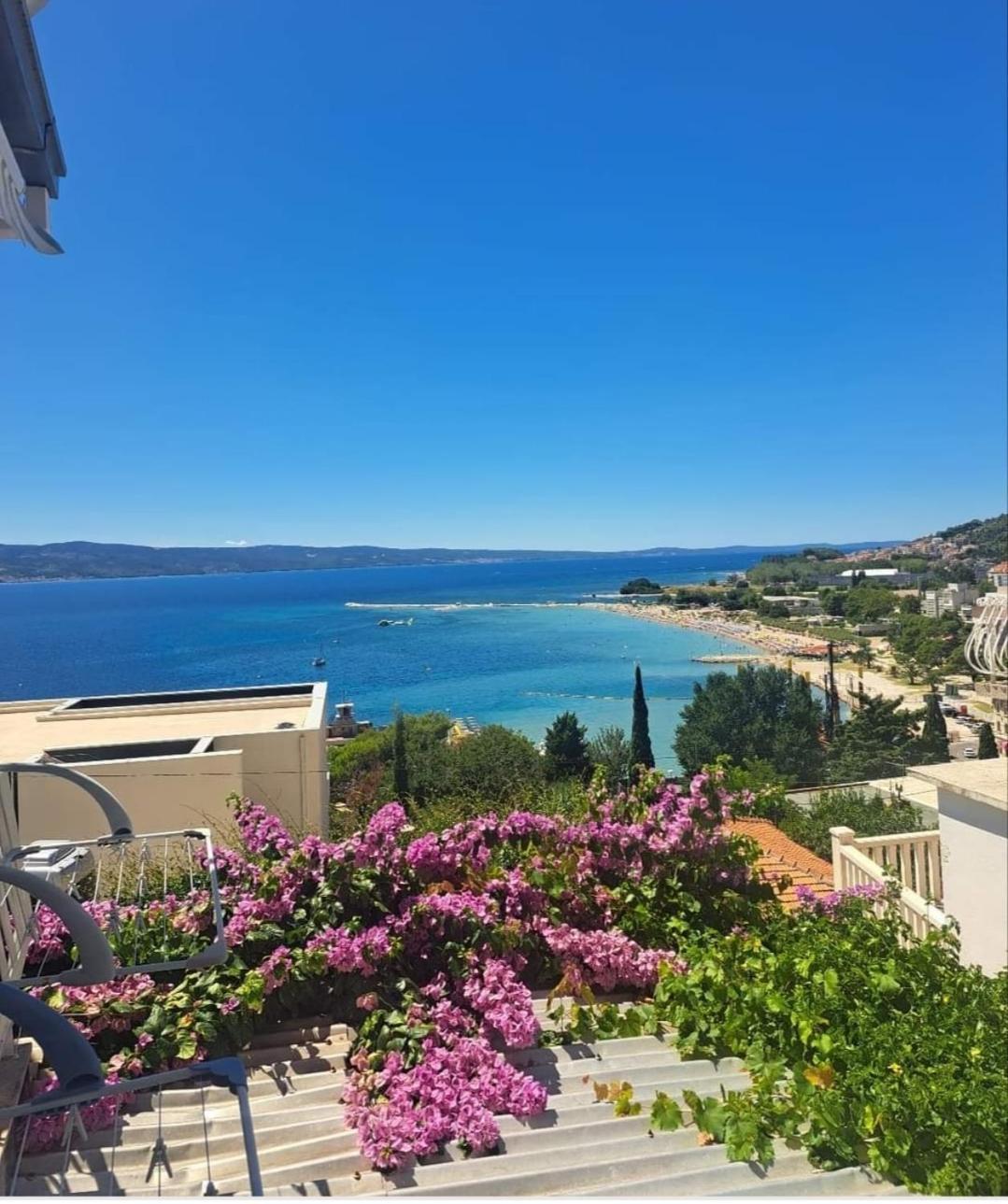 Apartment In Omis With Sea View, Balcony, Air Conditioning, Wi-Fi Esterno foto
