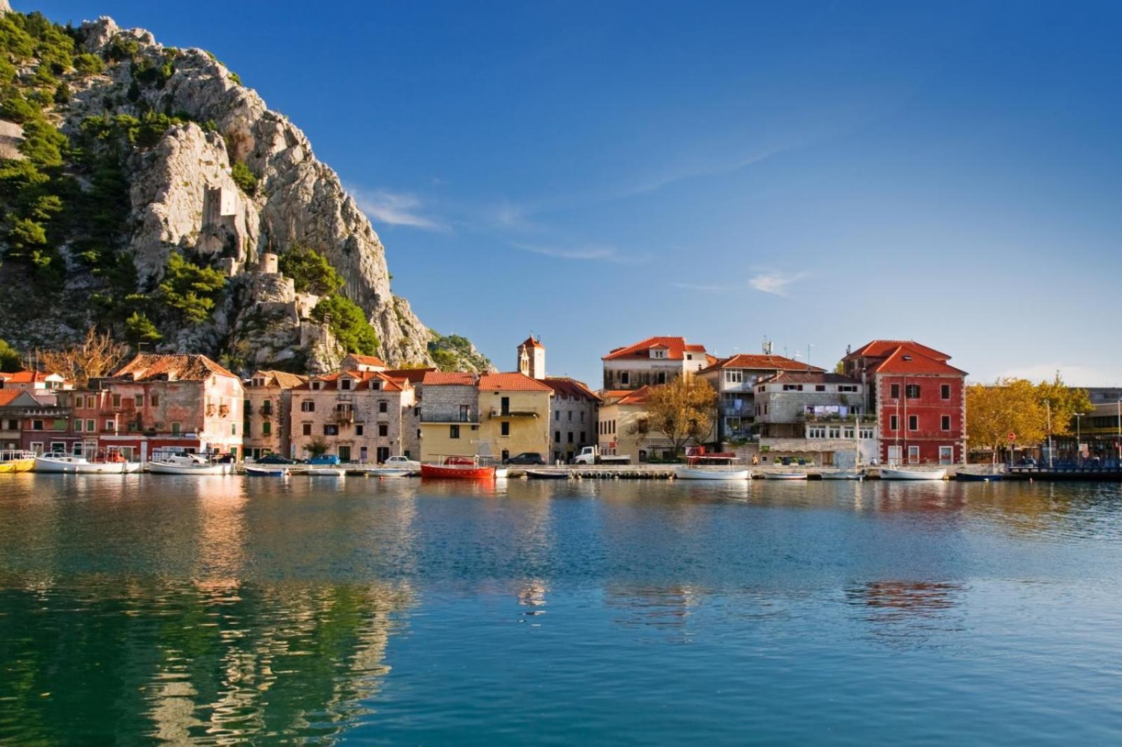 Apartment In Omis With Sea View, Balcony, Air Conditioning, Wi-Fi Esterno foto